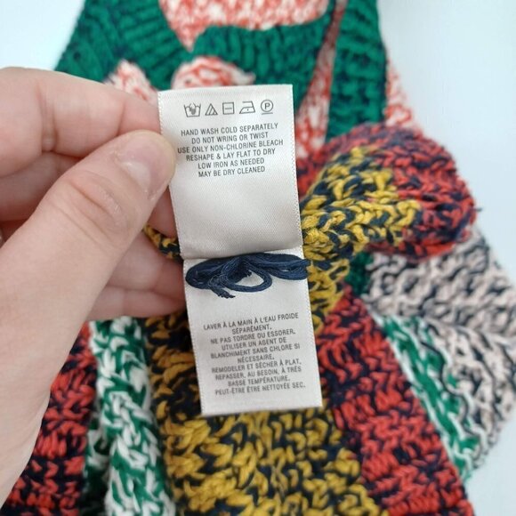 Anthropologie Maeve Harmony Sweater Tank Women's M Colorblock Stripes Knit - Picture 7 of 9